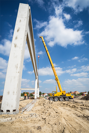 Usługi dźwigiem 40 ton FAUN RTF 40-3